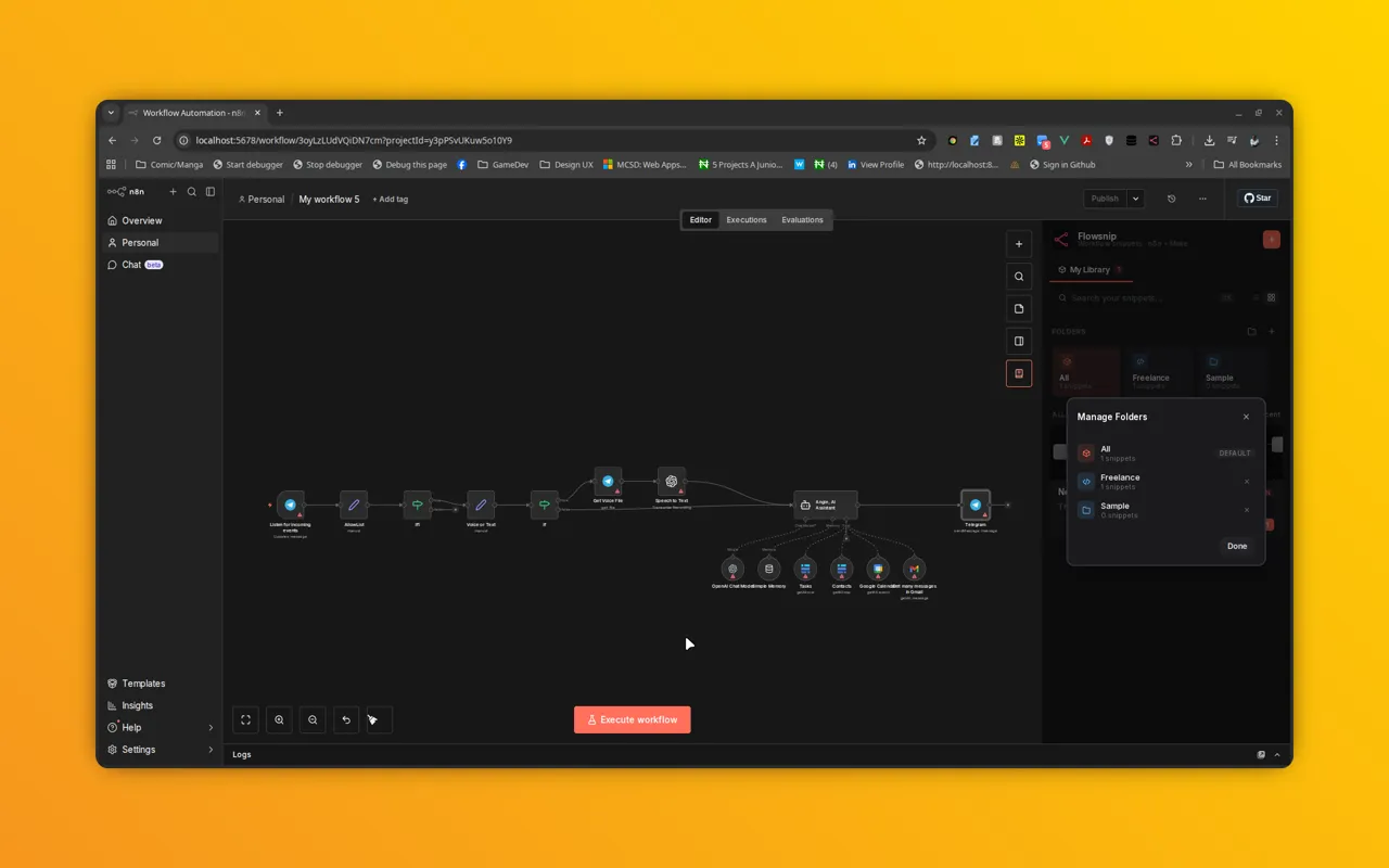 Screenshot of Flowsnip