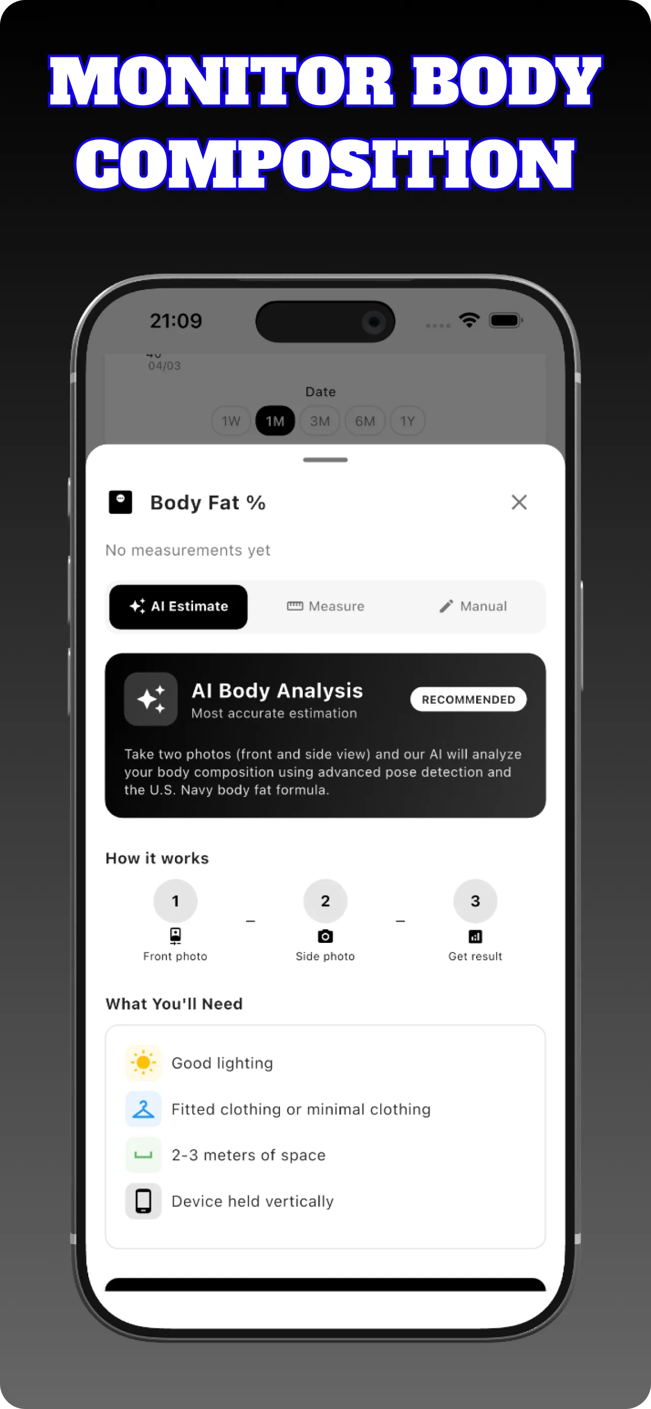 Screenshot of Salute: Nutrition & Fitness