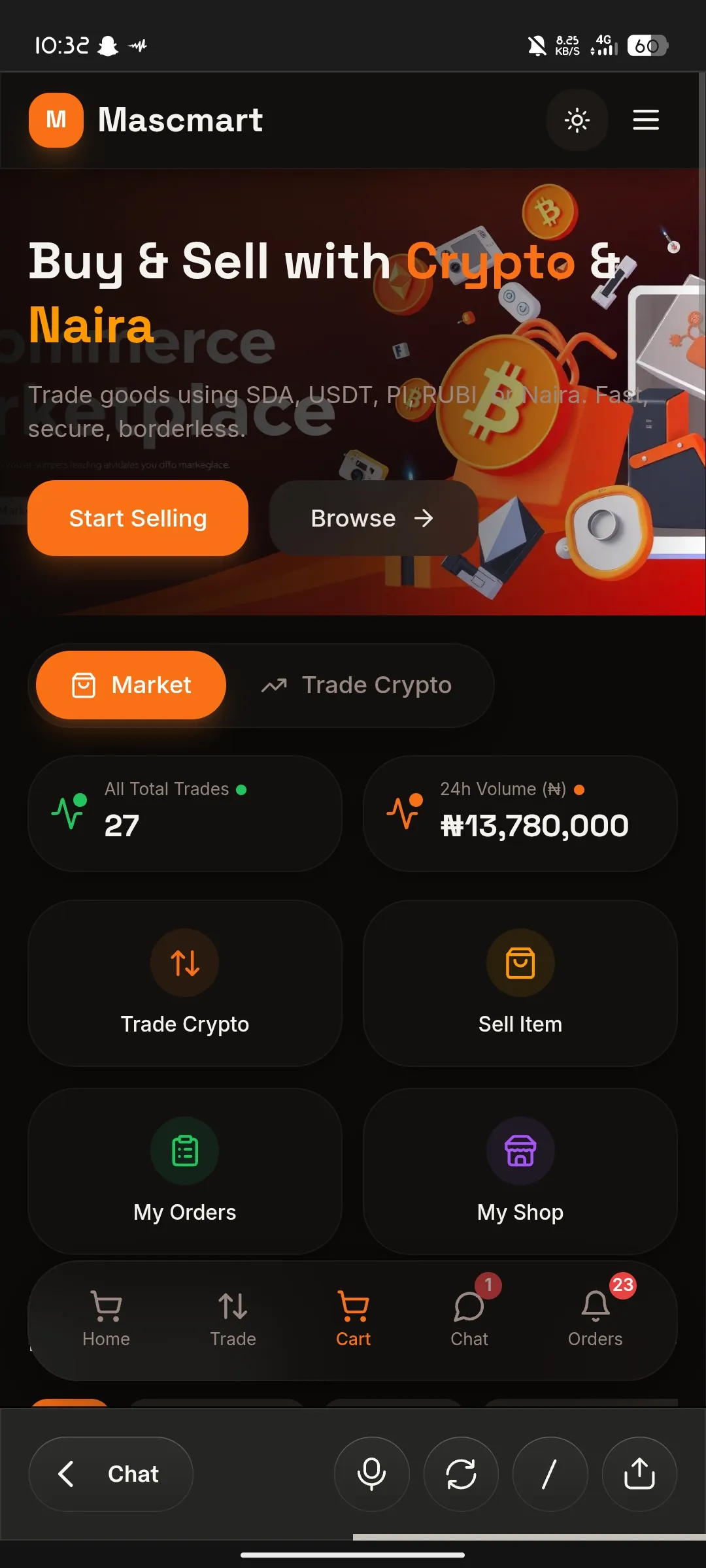 Screenshot of Mascmart