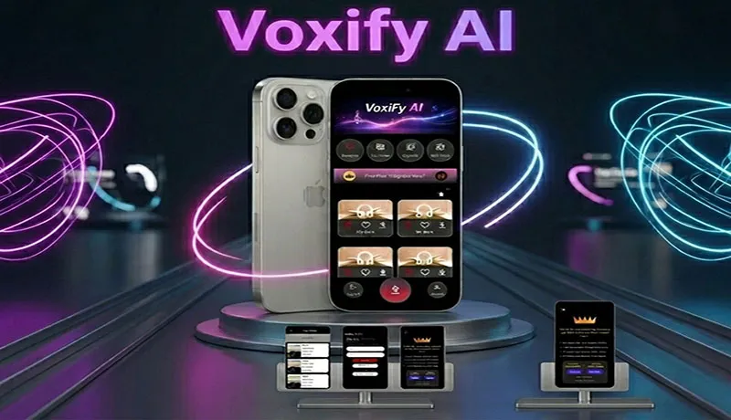 Screenshot of Voxify AI: Text to Speech TTS