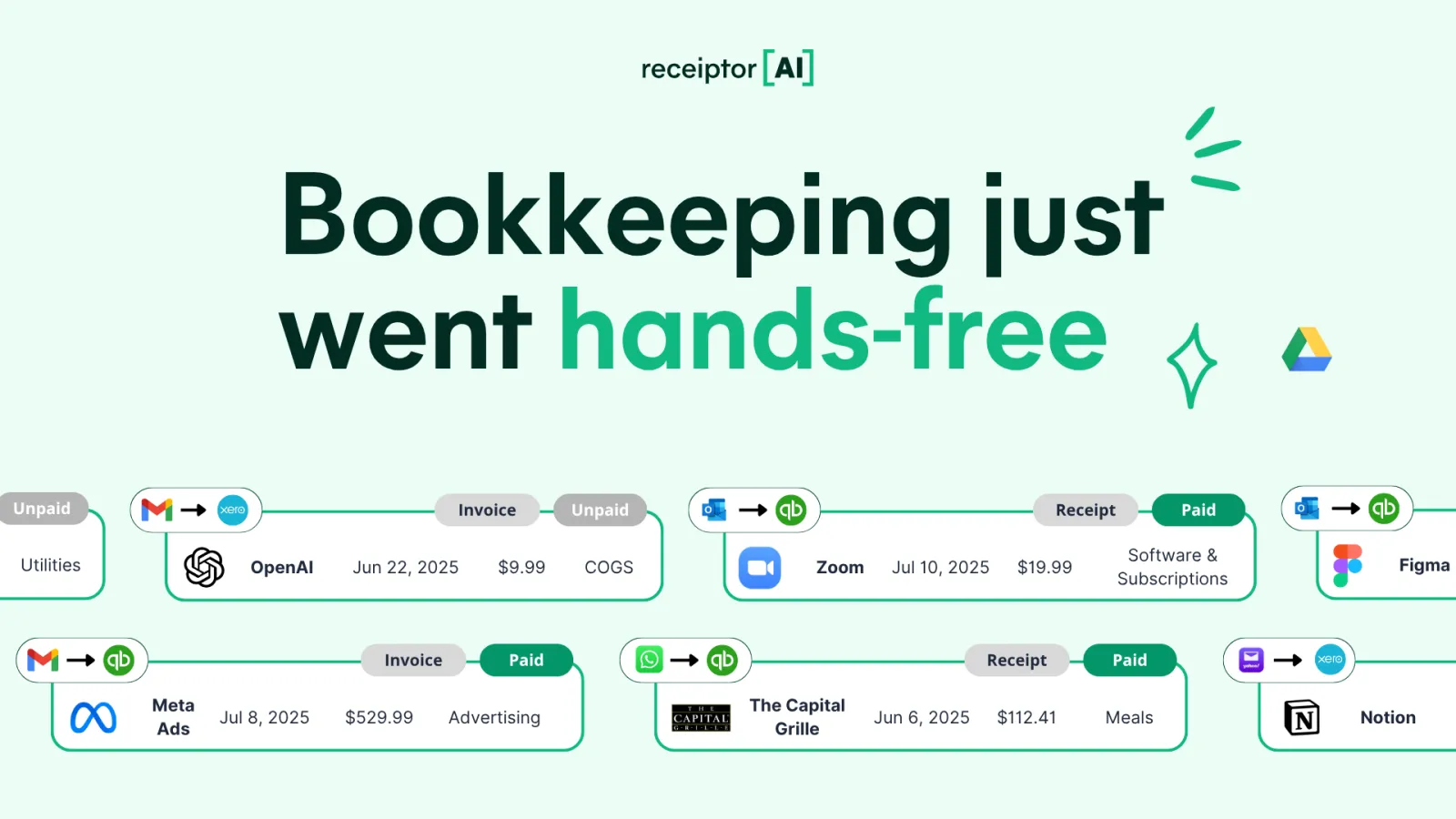 Screenshot of Receiptor AI