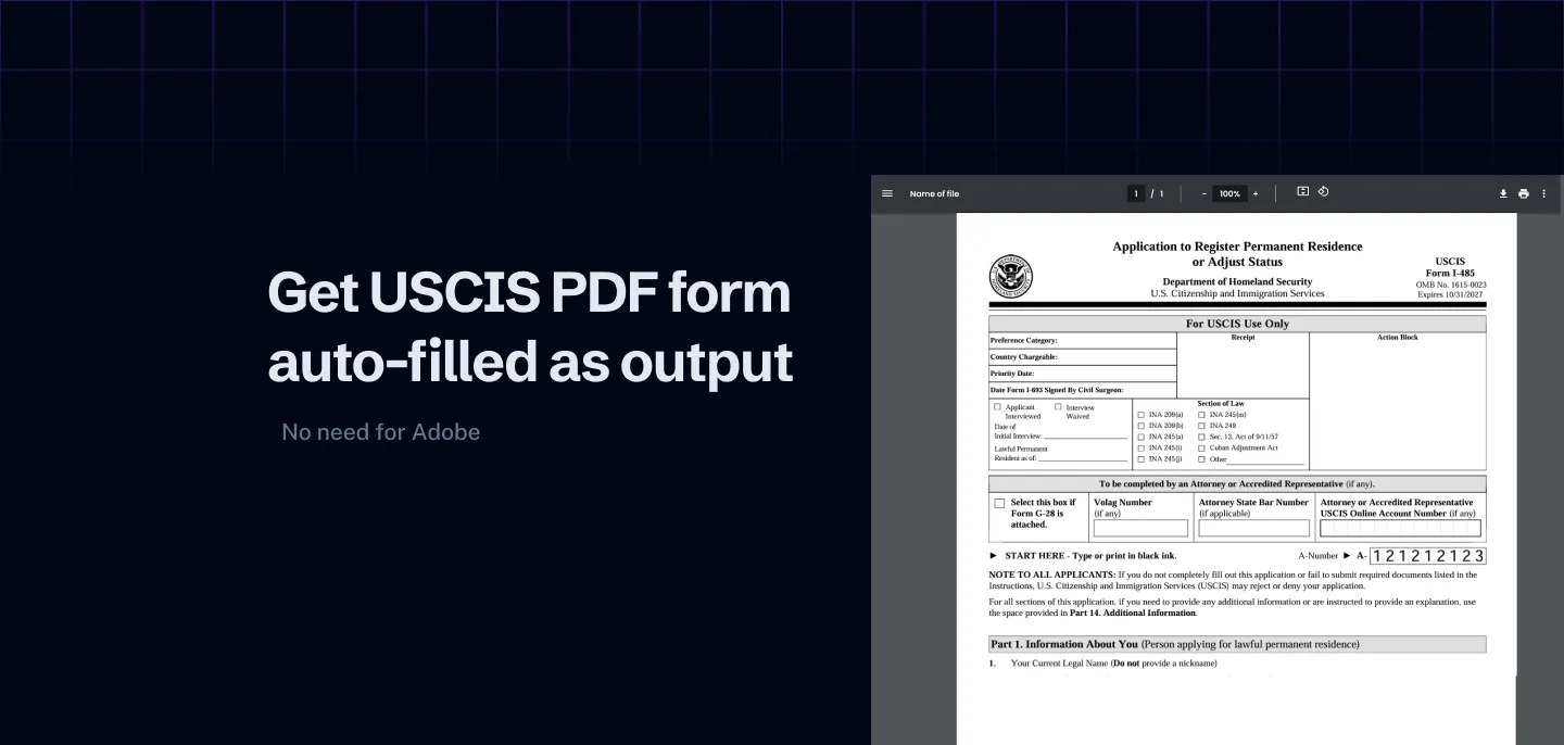 Screenshot of Fillvisa