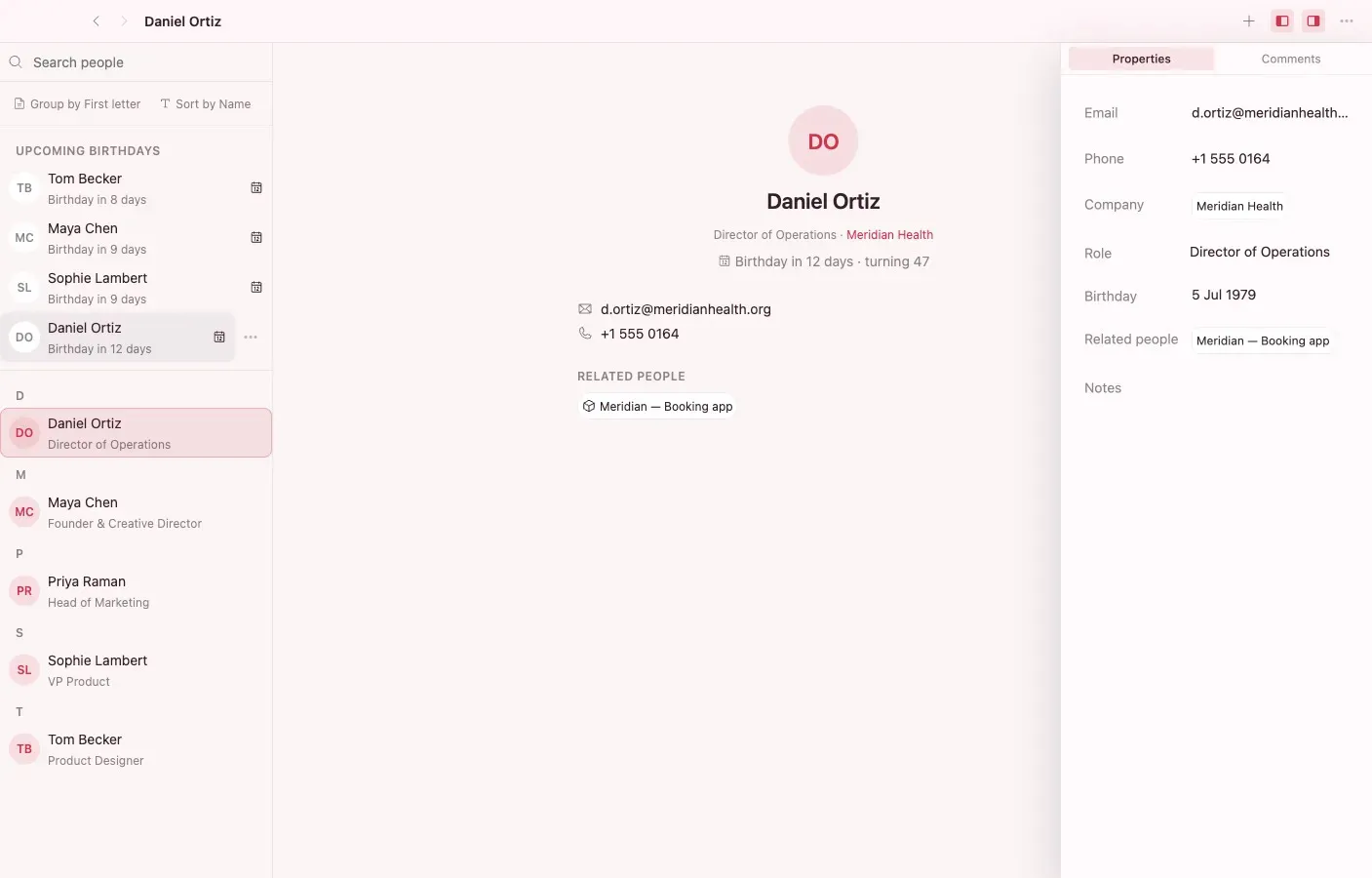 Screenshot of Brainstorm