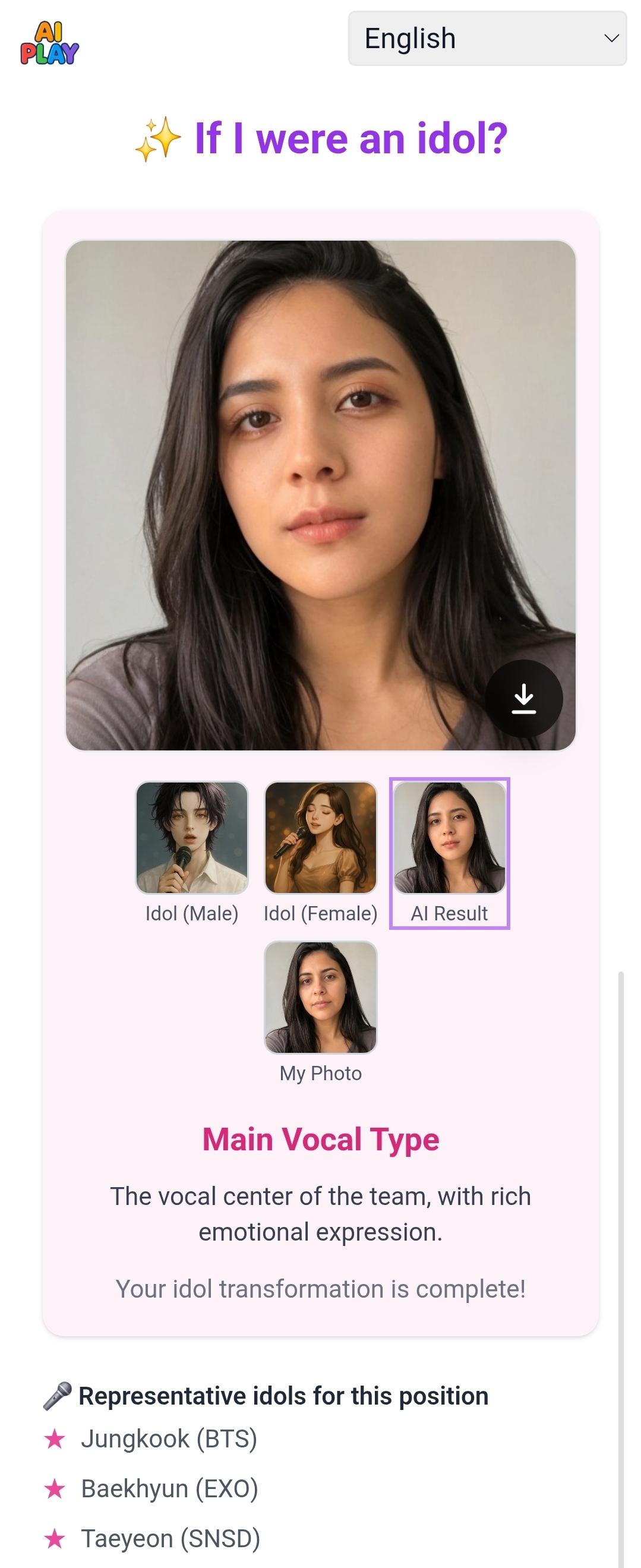 Screenshot of AIPLAY