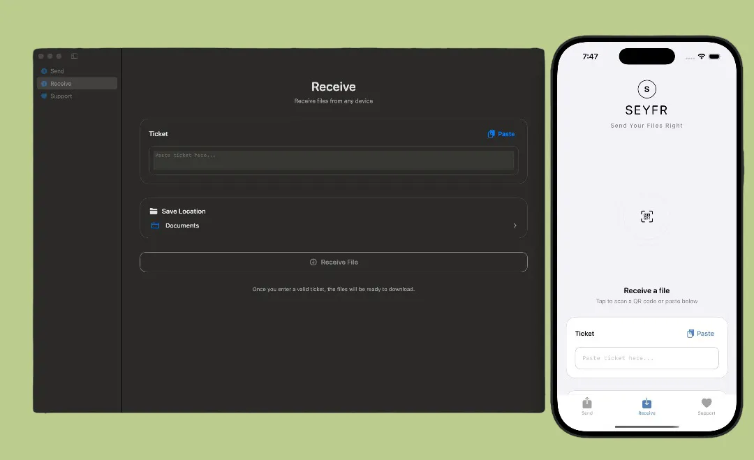 Screenshot of SEYFR