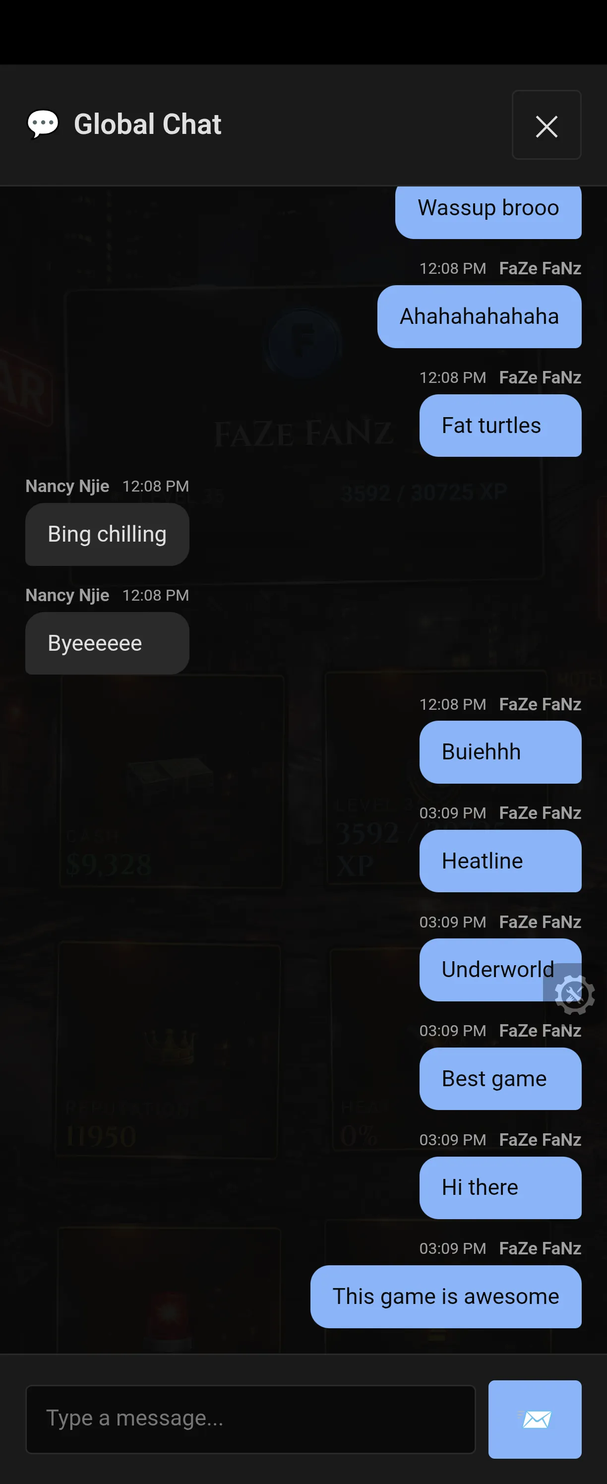 Screenshot of Heatline;Underworld, Real time Online Crime Rpg