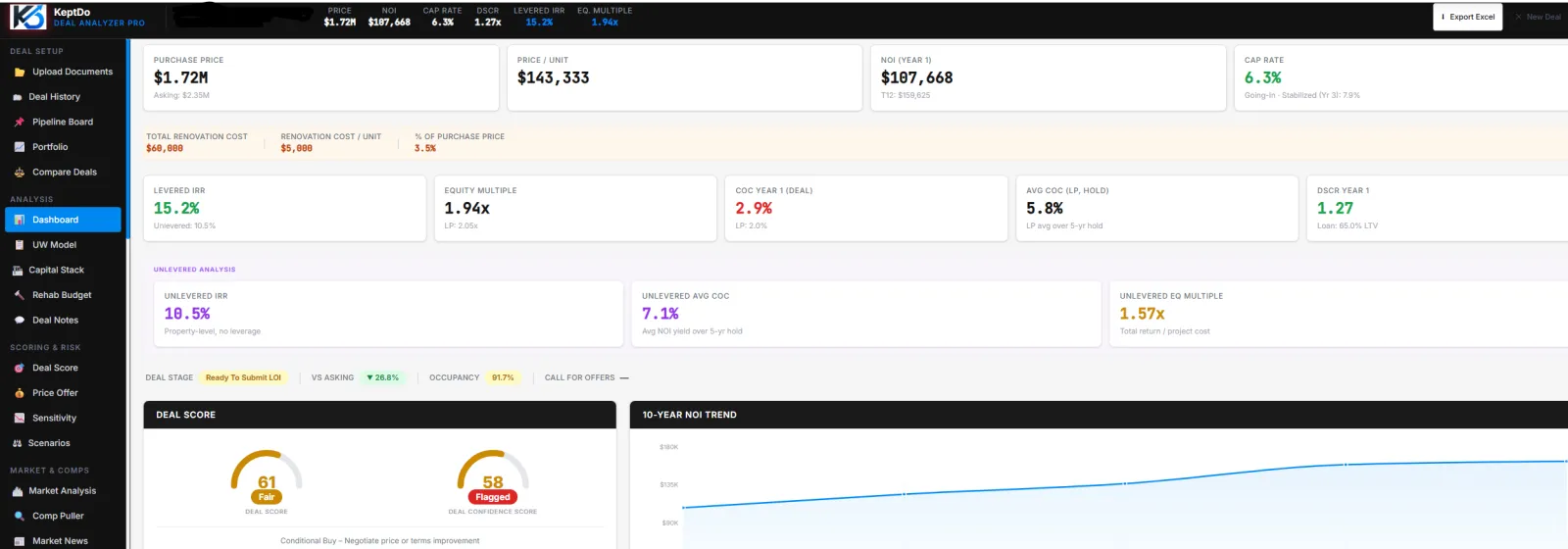 Screenshot of Kept MFDA Pro