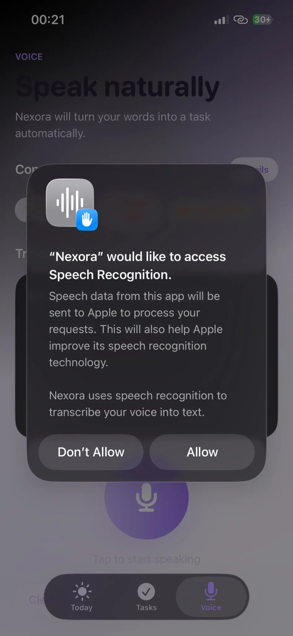 Screenshot of Nexora AI