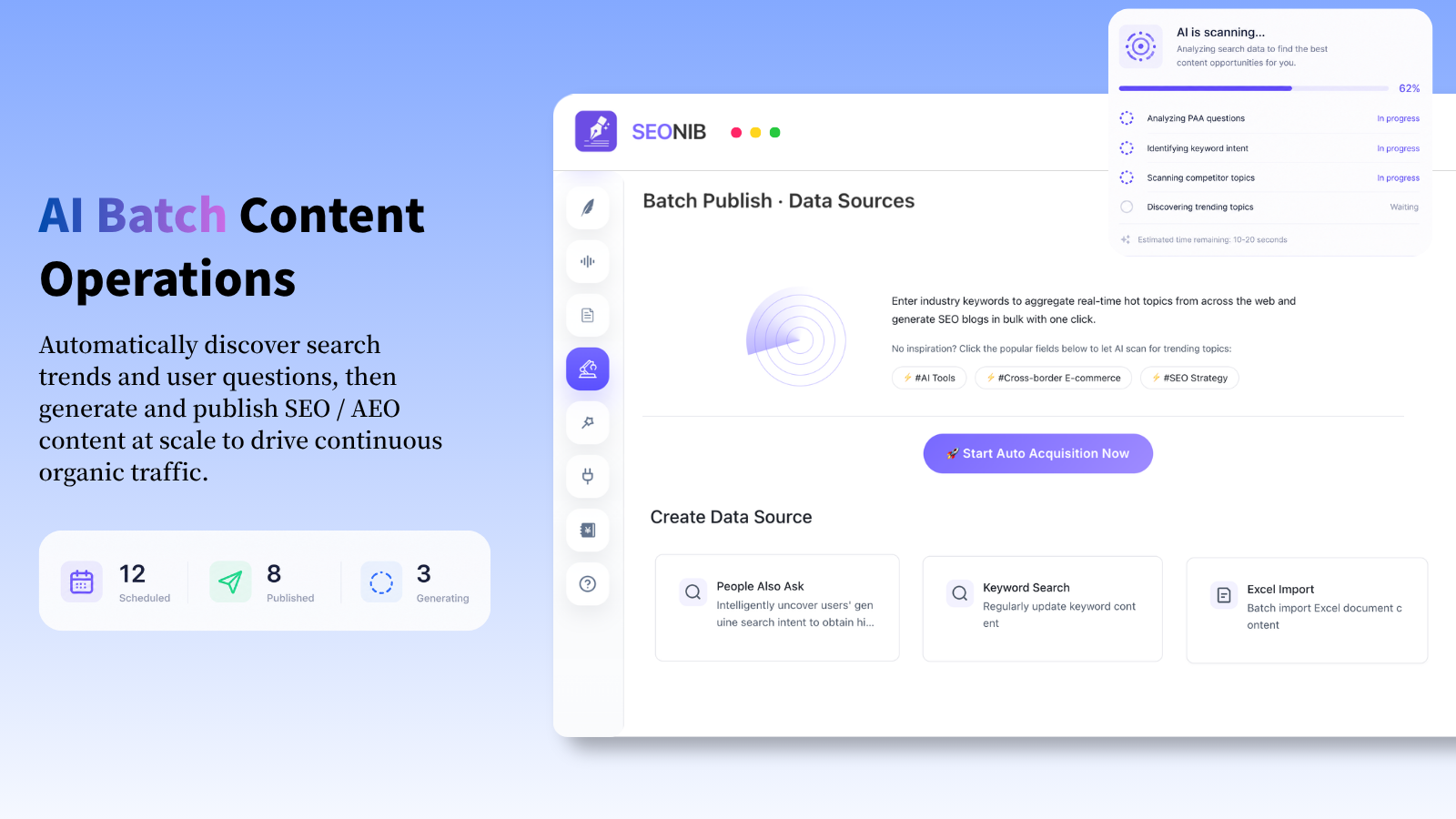 Screenshot of SEONIB