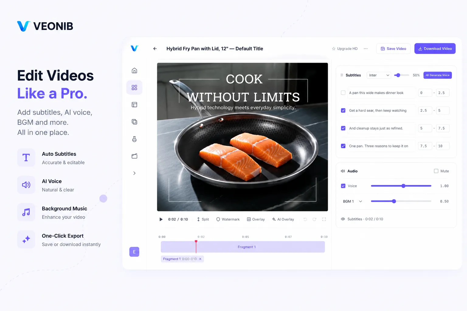 Screenshot of VEONIB