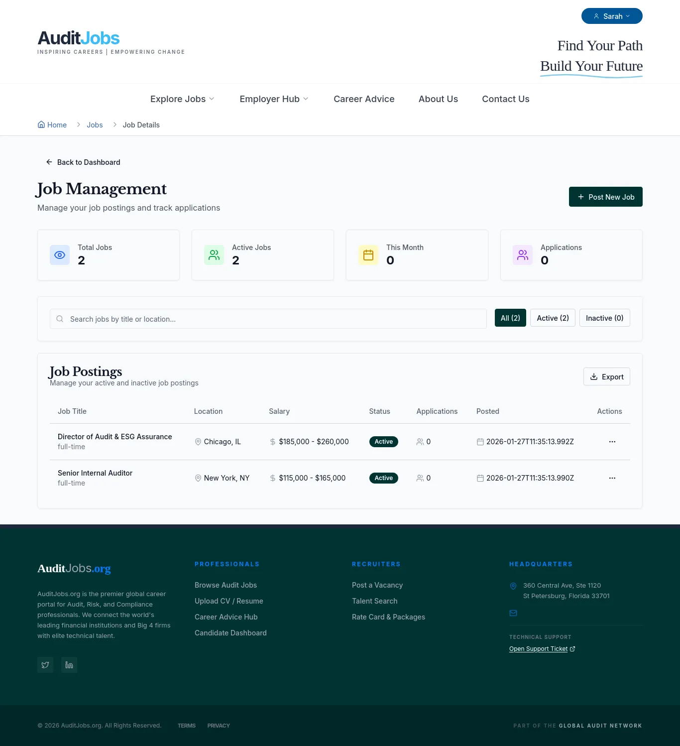 Screenshot of Production-Ready Job Board SaaS Template