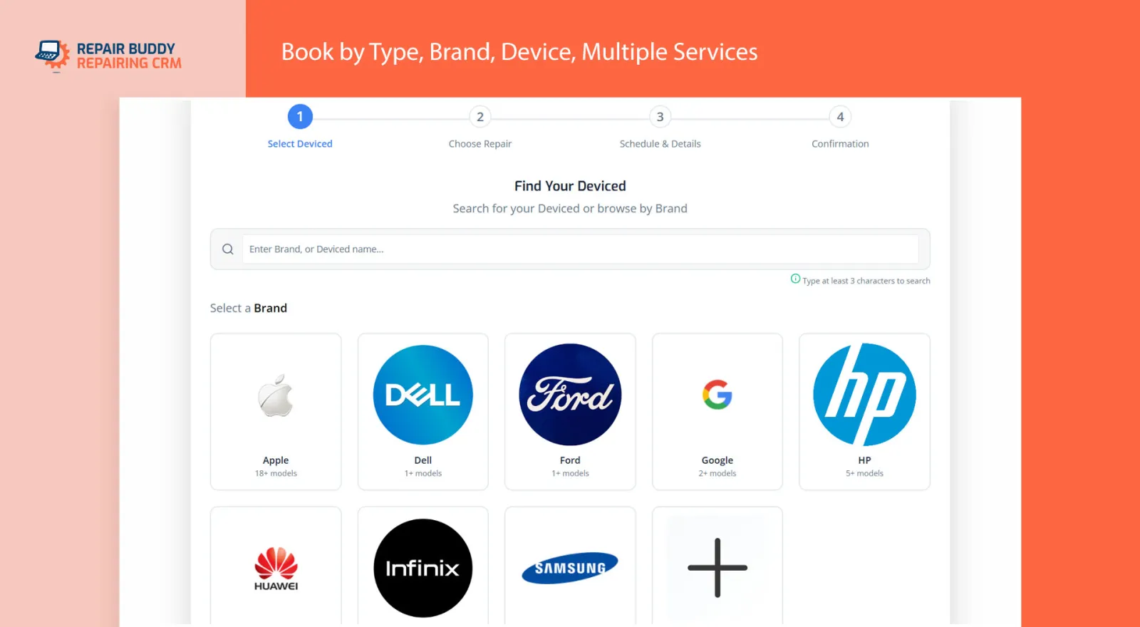 Screenshot of RepairBuddy – Repair Shop CRM & Booking System