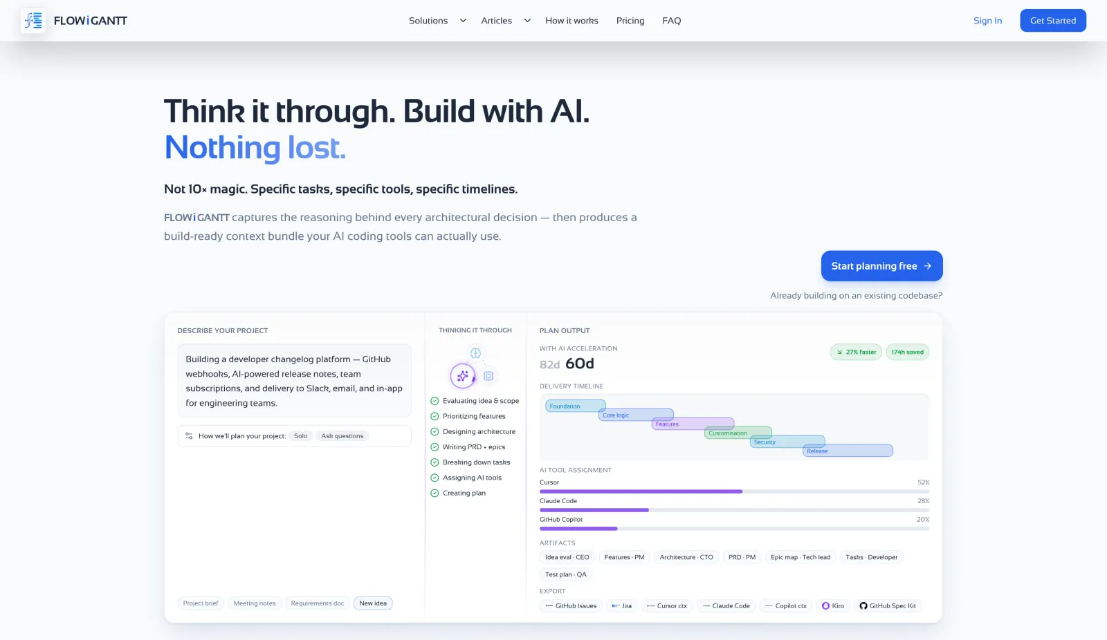 Screenshot of FLOWiGANTT