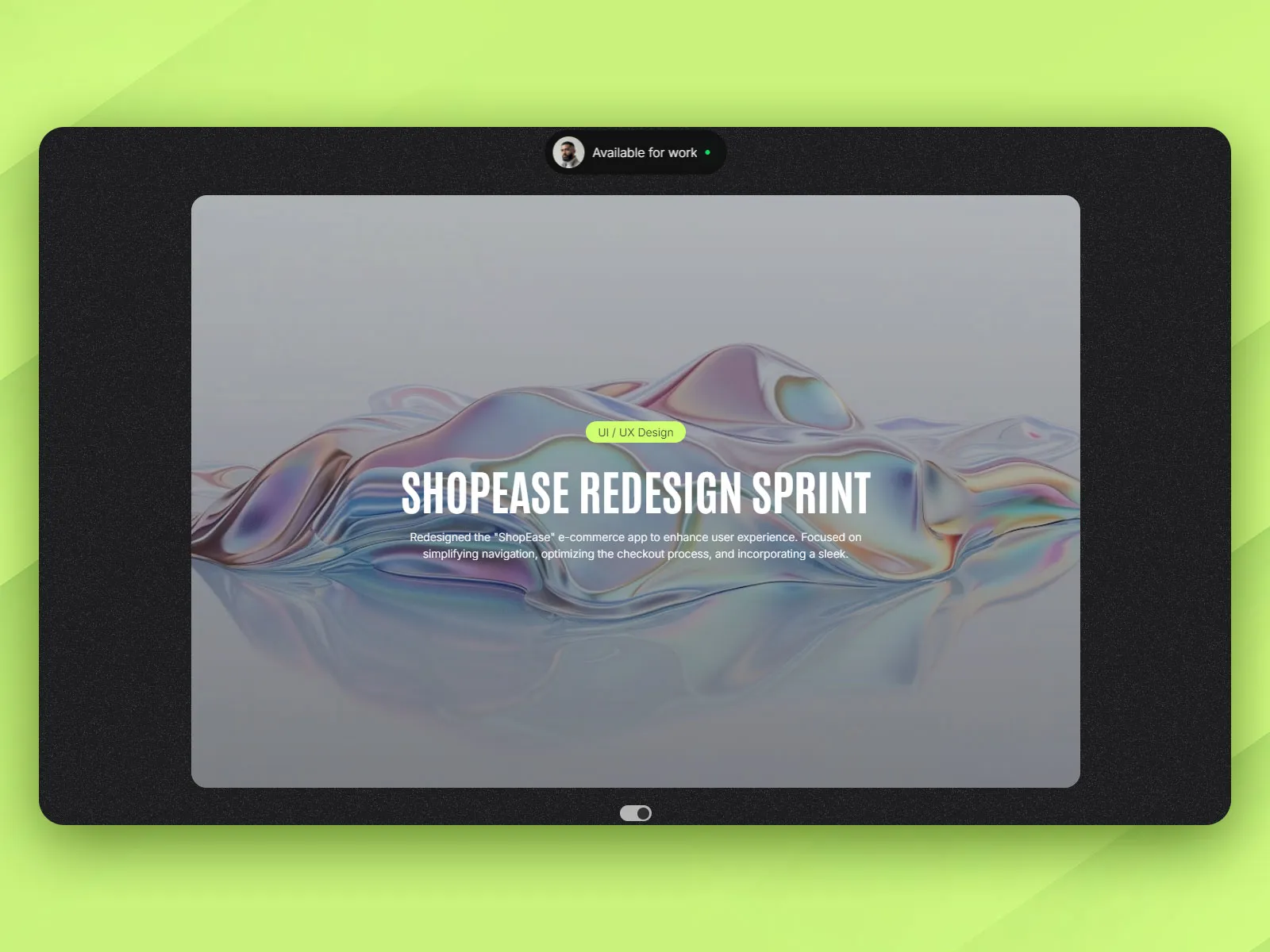 Screenshot of Portavia — A modern portfolio template