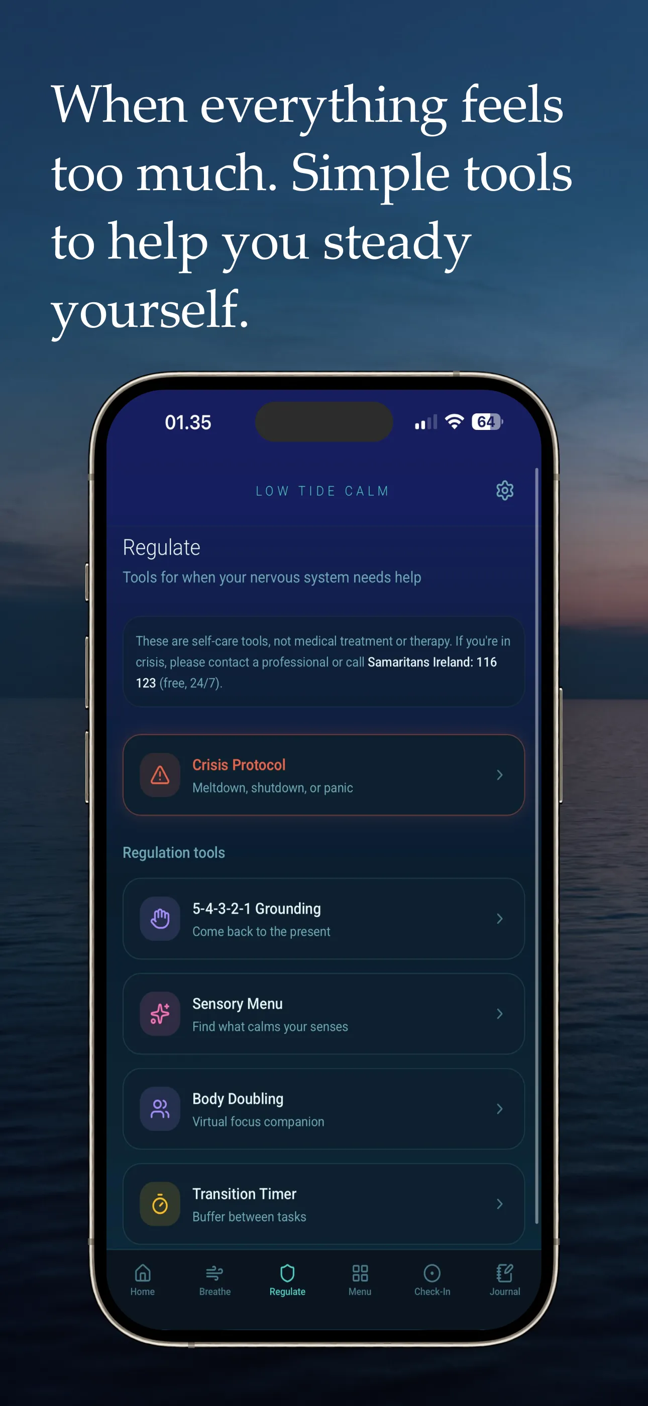 Screenshot of Low Tide Calm