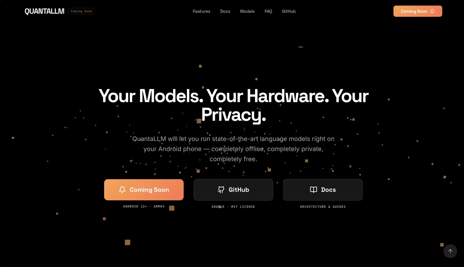 Screenshot of QuantaLLM