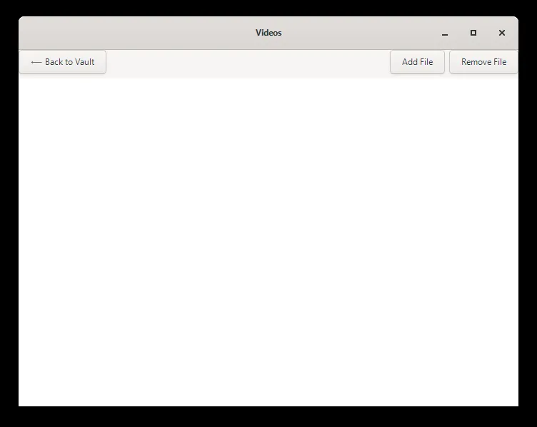 Screenshot of secure calculator vault