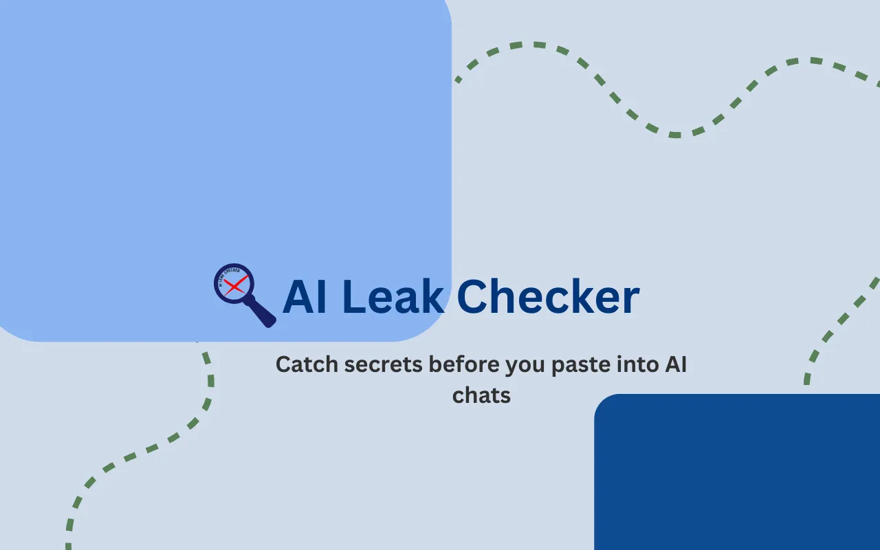Screenshot of AI Leak Checker