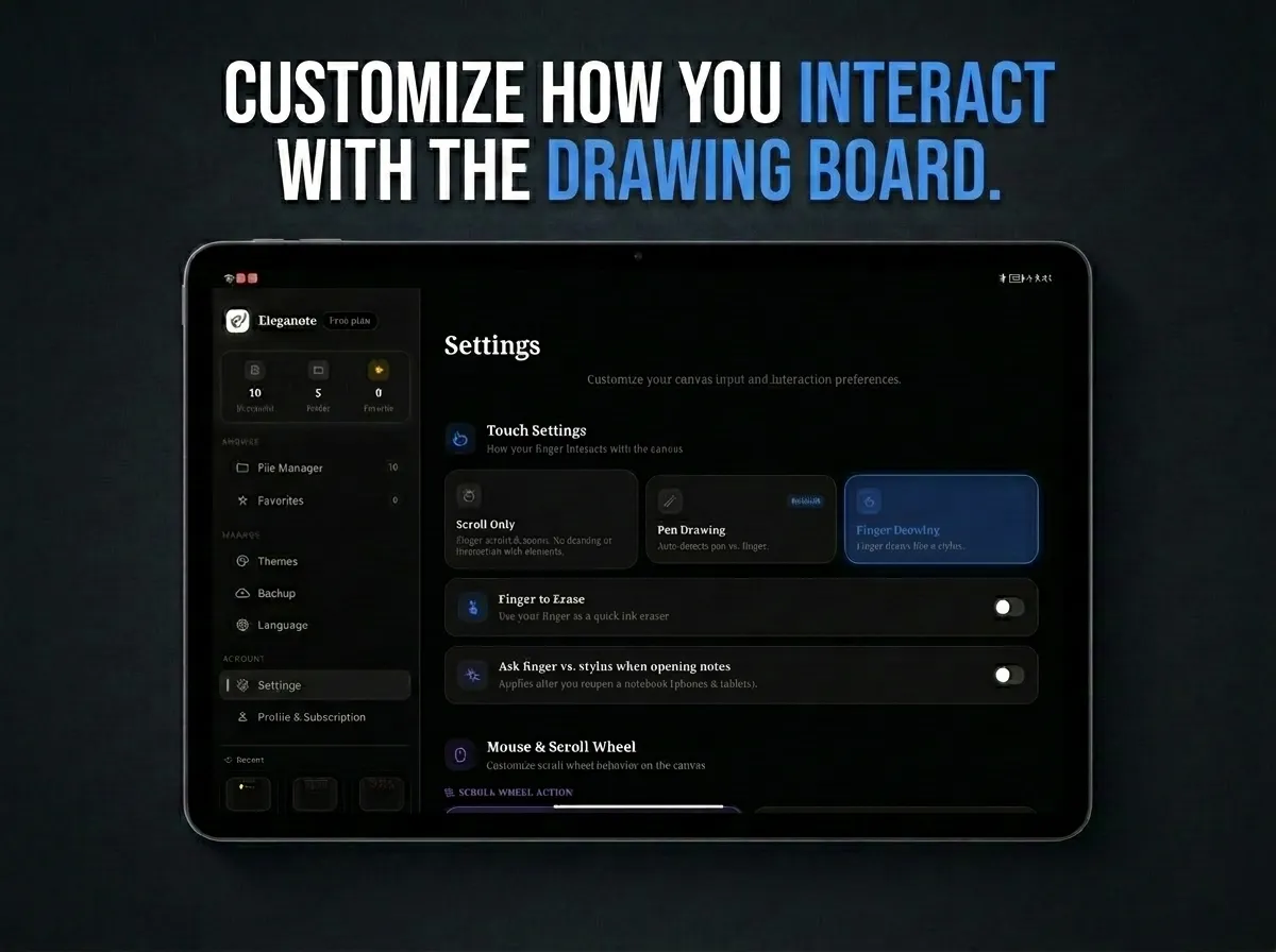 Screenshot of Eleganote