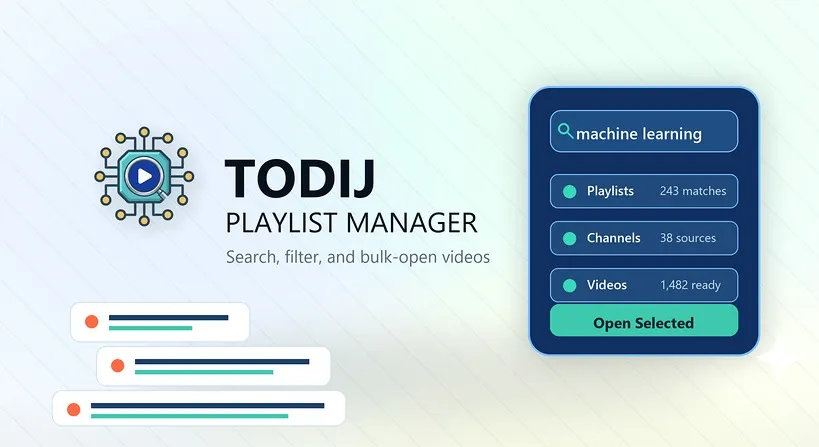 Screenshot of Todij Playlist Manager