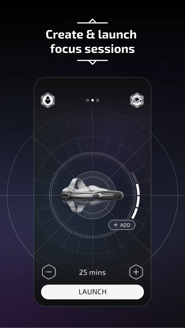 Screenshot of Far Galaxy: Focus Timer