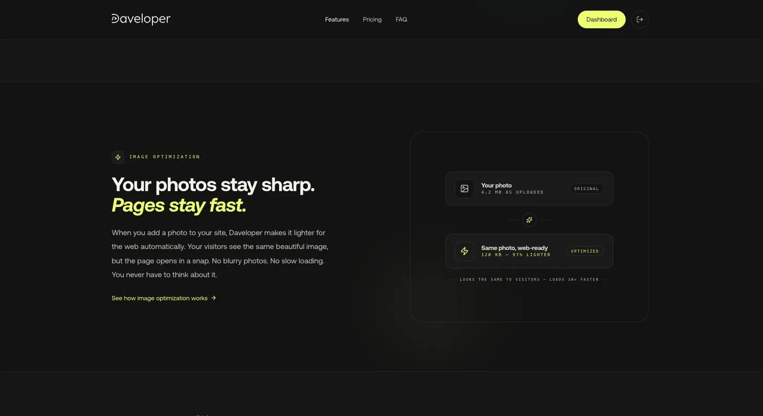 Screenshot of Daveloper.ai