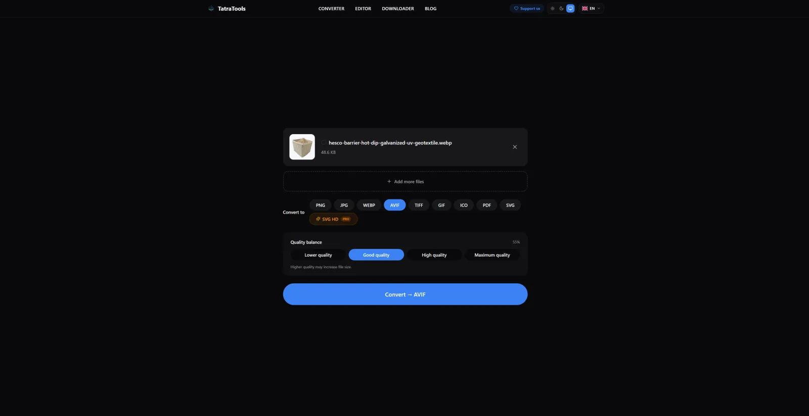 Screenshot of TatraTools