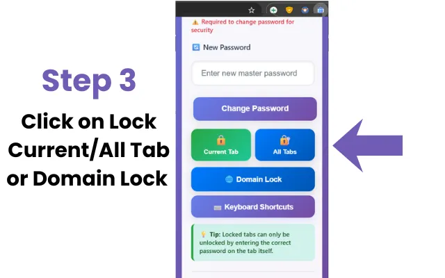 Screenshot of Locksy - Tab Locker & Password Protection