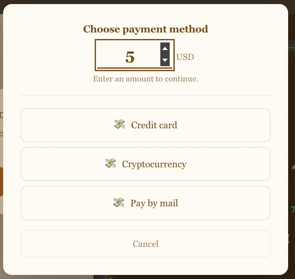 Screenshot of Coin Moebius