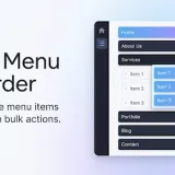 Bulk Menu Reorder for WordPress