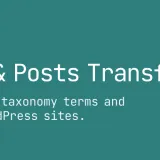 Marbak Taxonomy & Posts Transfer