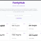 Fonty hub