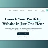 OneHour - Personal & Portfolio Website Builder