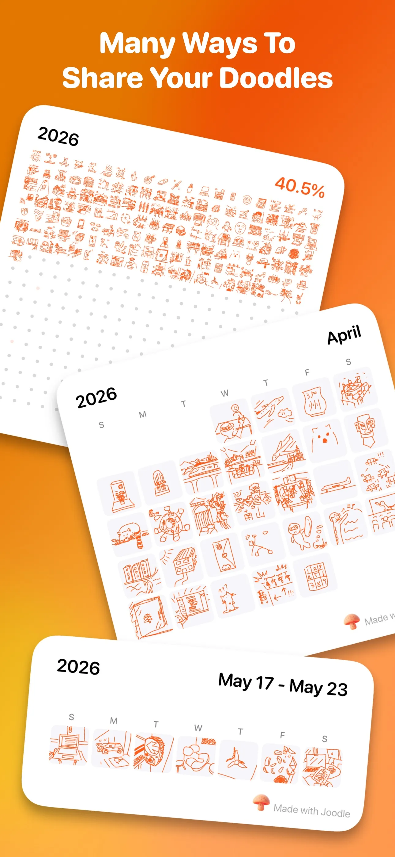 Screenshot of Joodle: Journaling With Doodles