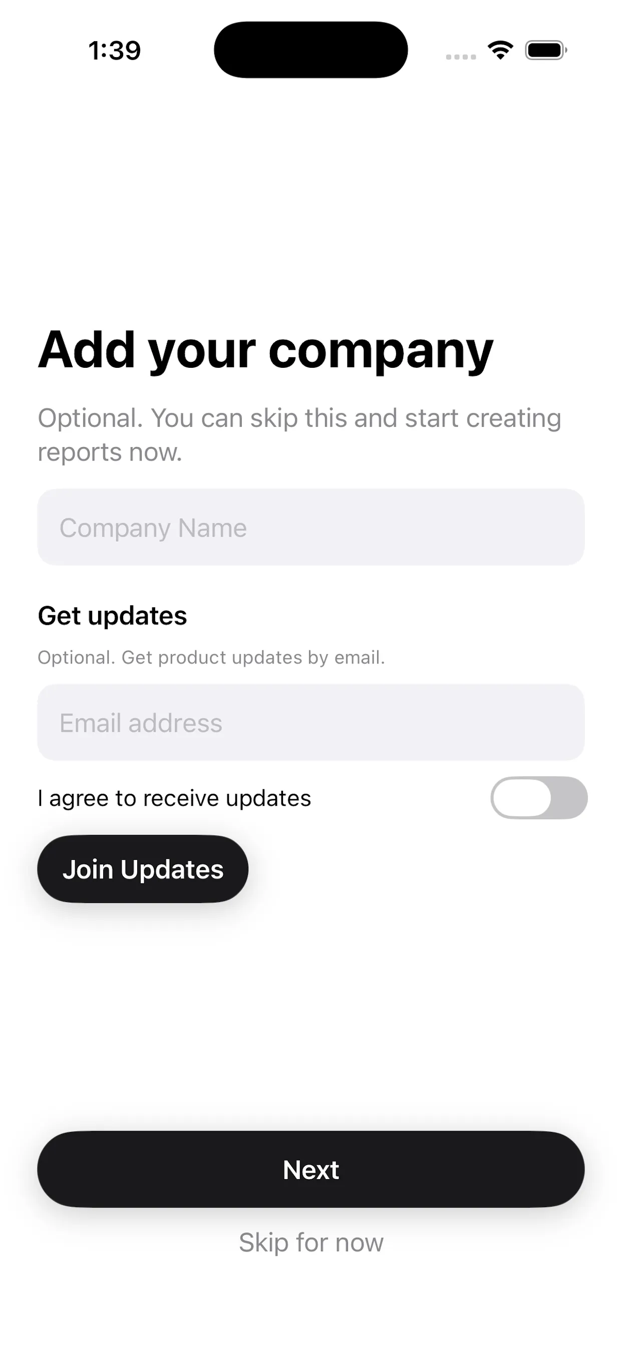 Screenshot of JobNote AI