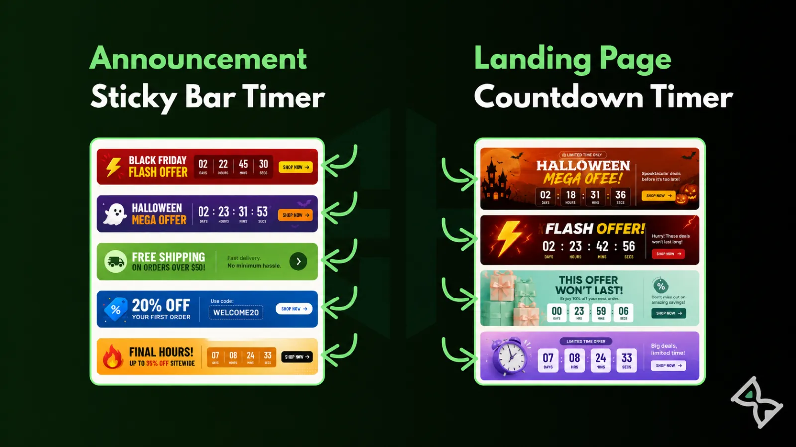 Screenshot of EH Countdown Timer Bar Upsell
