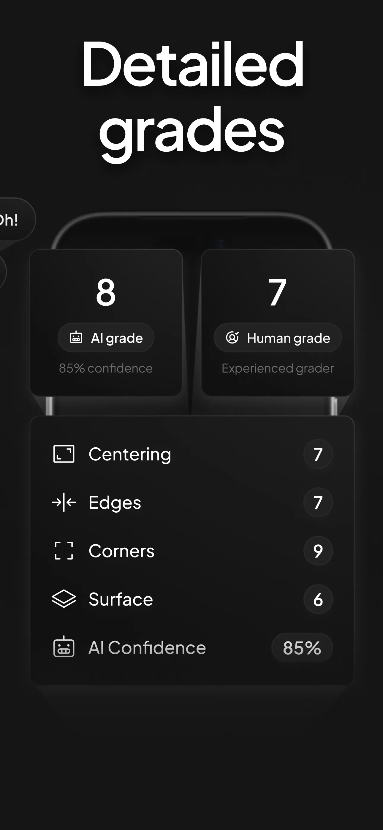 Screenshot of Card Grader Pro