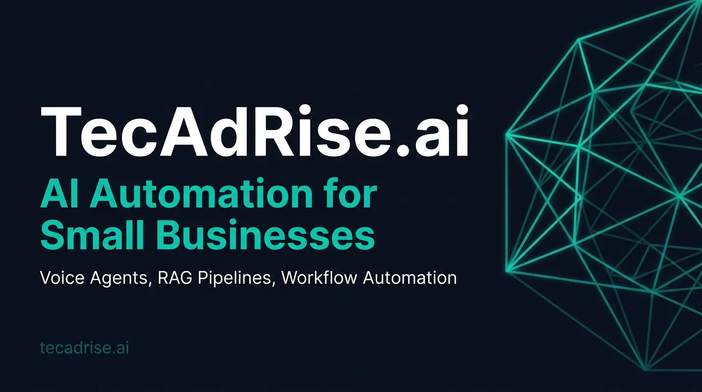 TecAdRise.ai - AI Automation for Small Businesses