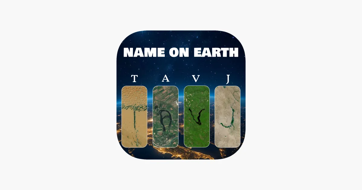 Screenshot of Name on Earth: Landsat